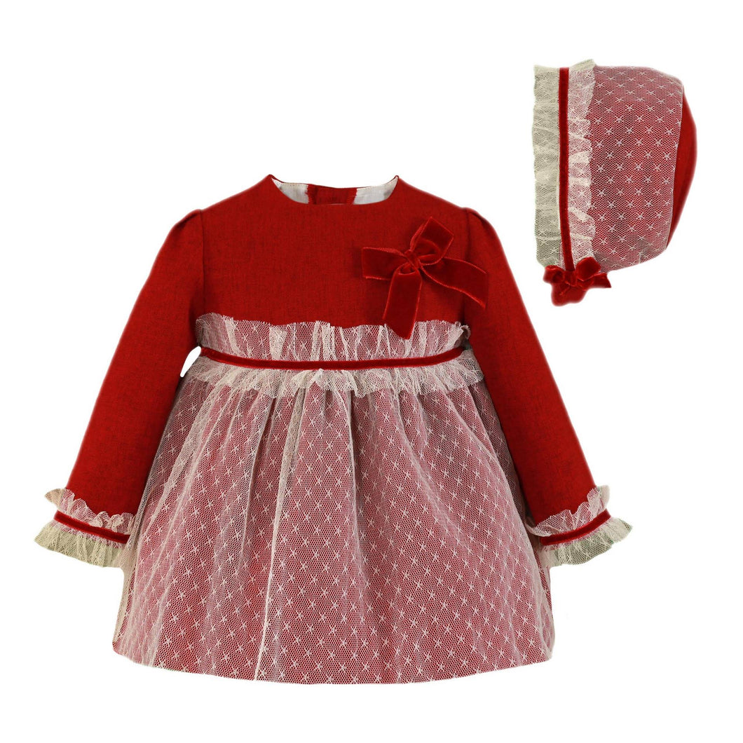 Red Velvet Baby Set