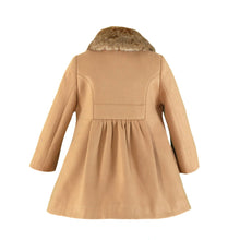 Load image into Gallery viewer, Camel Girls Coat
