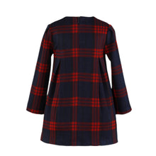 Load image into Gallery viewer, Navy Red Checkered Dress
