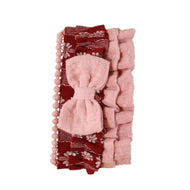 Burgundy Floral Headband