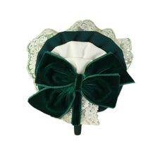 Load image into Gallery viewer, Forest Green Lace Dress Headband
