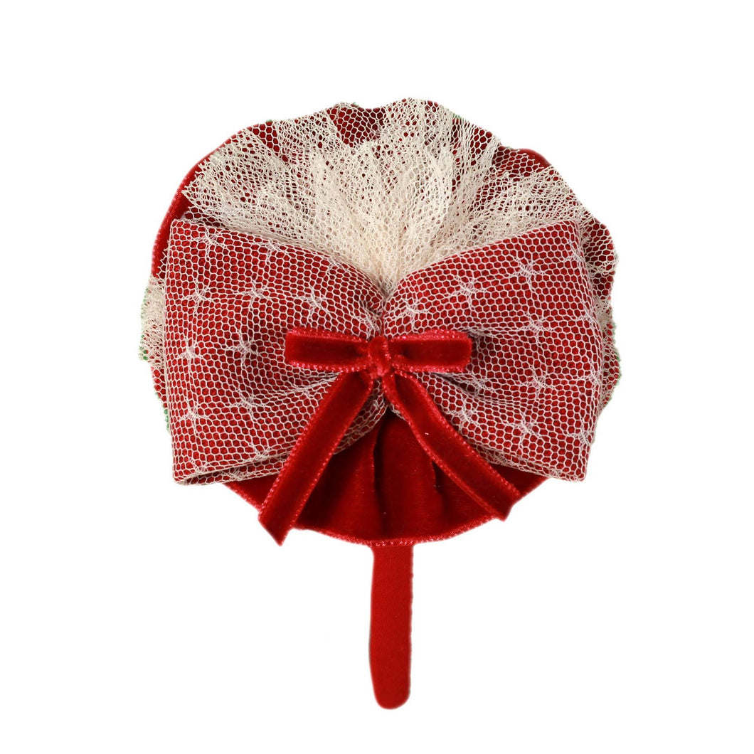 Red Velvet Dress Headband