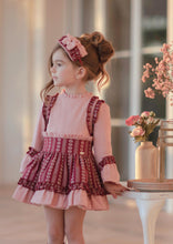 Load image into Gallery viewer, Burgundy Floral Dress
