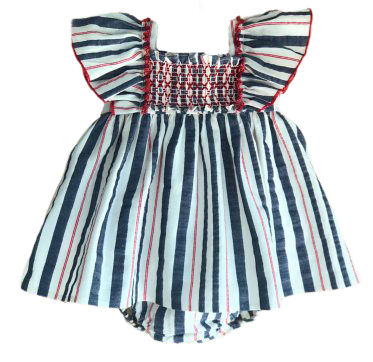 Striped Dress Set
