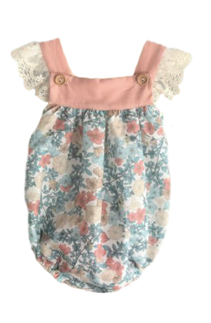 Floral Lace Onesie