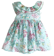 Turquoise Floral Dress