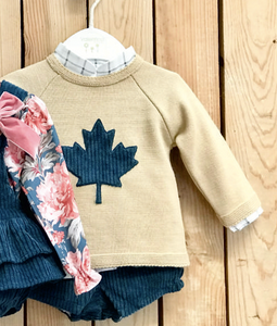 Maple Leaf Sweater Set
