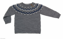 Load image into Gallery viewer, Grey Argyle Sweater
