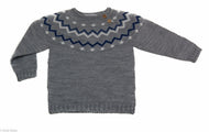 Grey Argyle Sweater
