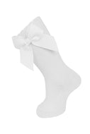 Single Bow Knee Socks