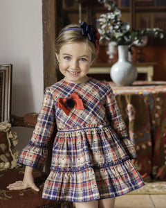 Checkered Polka Dot Dress