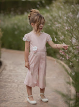Load image into Gallery viewer, Rose Pink Lace Jumpsuit
