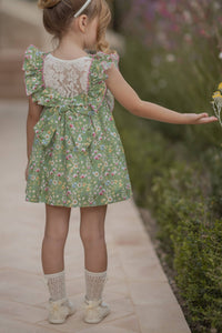 Green Floral Dress