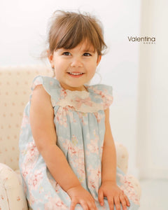 Blue Cherry Blossom Dress