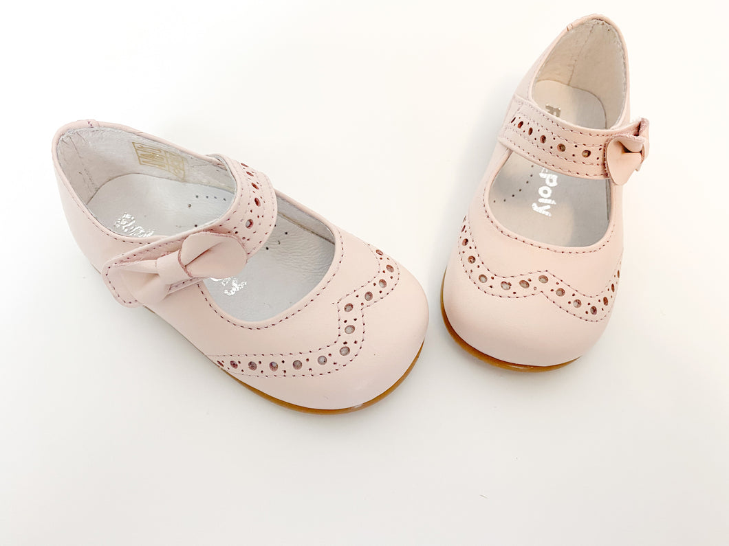 Leather Bow Shoes