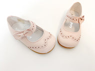 Leather Bow Shoes