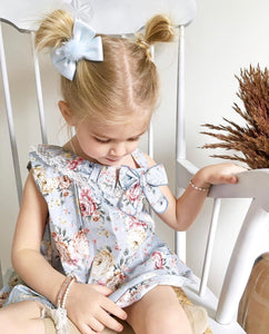 Blue Roses Bloomers Set