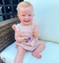 Load image into Gallery viewer, Checkered Romper
