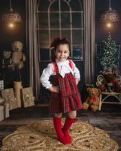 Load image into Gallery viewer, Red Checkered Bow Dress
