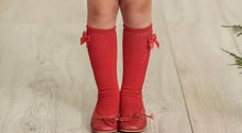 Load image into Gallery viewer, Spring Bow Knee Socks
