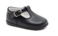 Leather Scalloped Shoes