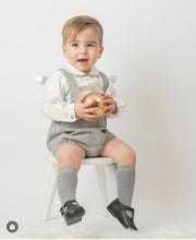 Load image into Gallery viewer, Grey Overalls Set
