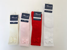 Load image into Gallery viewer, Spring Bow Knee Socks
