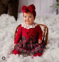 Load image into Gallery viewer, Red Lace Checkered Set
