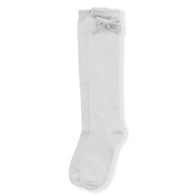 Load image into Gallery viewer, Velvet Bow Knee Socks
