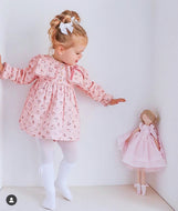 Pink Floral Dress Set