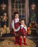 Red Checkered Bow Dress