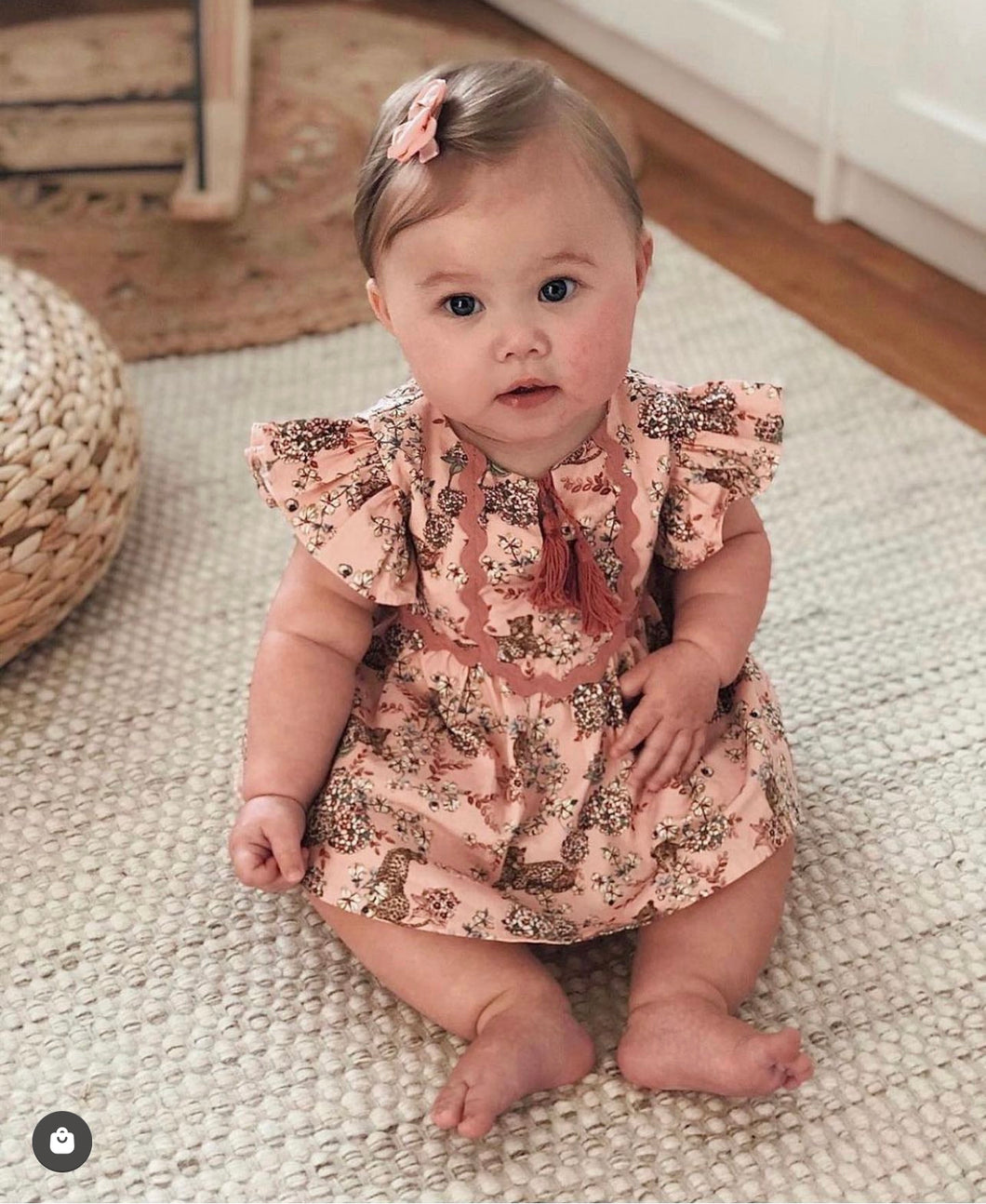 Pink Safari Bloomers Set
